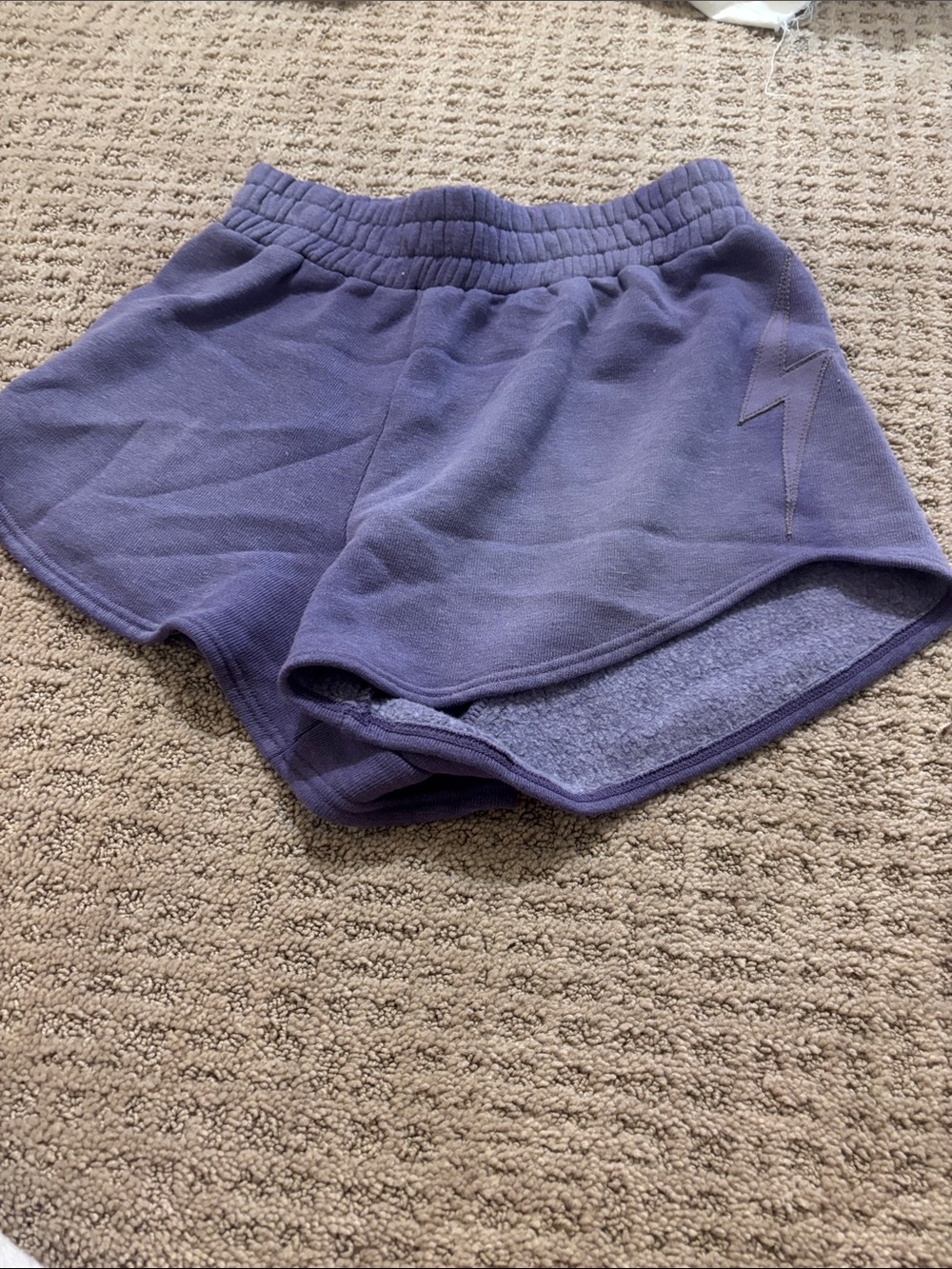 Aviator Nation Purple Lightning Bolt Women's Shorts